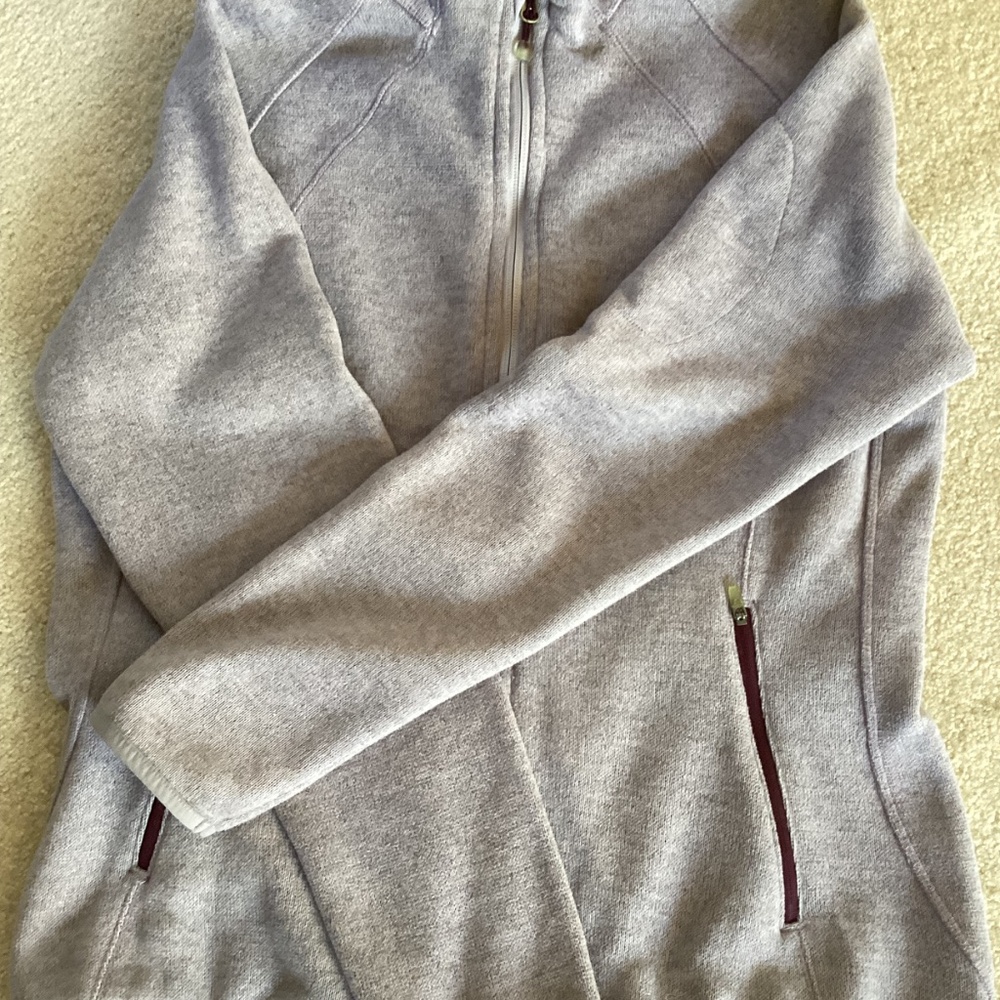 Eddie Bauer Lavender Purple Wine Stretch Long Sleeve Full Zipp - Picture 7 of 7